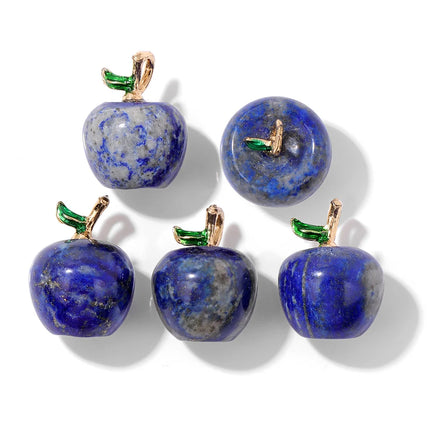 Blue Lapis Lazuli Pendant Gems Cross Hand Oval Shape Natural Stone Lapis Lazuli Charms for Jewelry Making Necklace DIY Bracelet