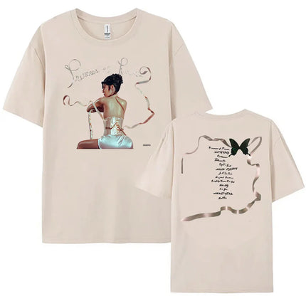 Women Clothing MARINA PRINCESS OF POWER Album Printing T-shirt Summer Cotton Soft Unisex Streetwear T Shirt for Female Graphic