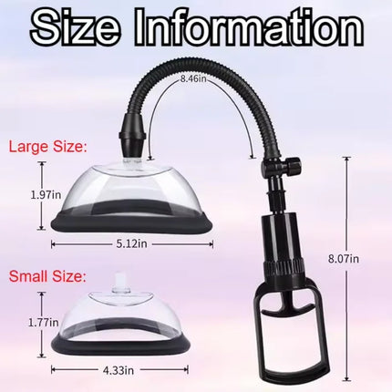 Manual Pussy Pump Vagina Clitoris Sucker Adult Sex Toy Manual Women Breast Massage Nipple Stimulator Enlarge Vacuum Pump Cover