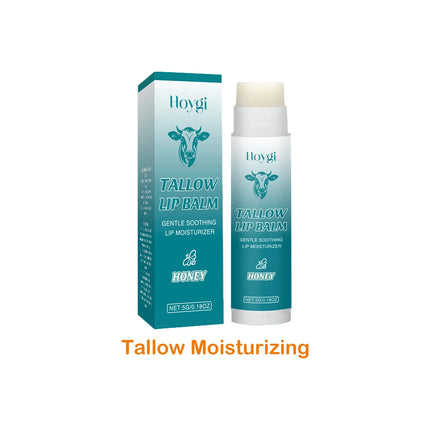 Lip Balm Care Series Lasting Moisturizing Nourishing Lip Care Lemon Turmeric Soothing Tallow Hydrating Balm for Dry Chapped Lips