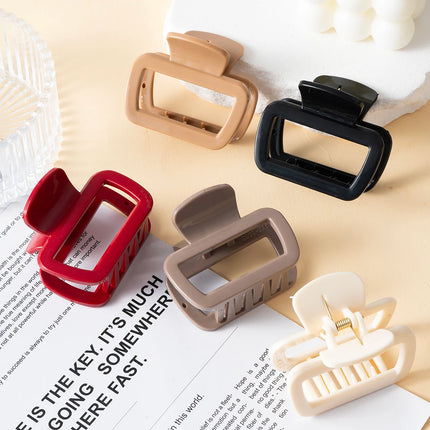 Silicone Hair Claw Clip / Pince Silicone Carrée