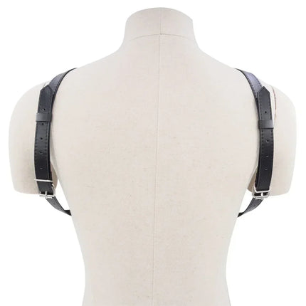 Men Harness Garter Belt Leather Harajuku Fetish Punk Harness Sex Toys For Man Erotic Body Bondage Sexy Lingerie Womens Rave Goth