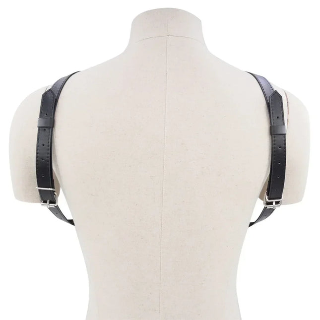 Men Harness Garter Belt Leather Harajuku Fetish Punk Harness Sex Toys For Man Erotic Body Bondage Sexy Lingerie Womens Rave Goth