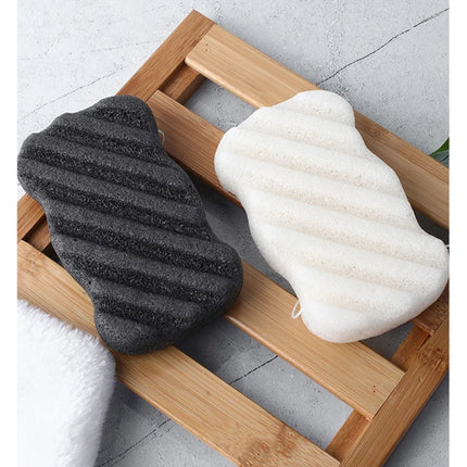 Clearance_Brainbow Face Washing Sponge Konjac Wash Face Puff Large Foaming Deep Cleansing Horny Belt Lanyard Makeup Cleansing Pu
