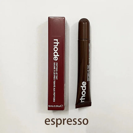 Rhod Lip Balm Moisturizing Mirror Long-Lasting Lip Gloss Ribbon Espresso Raspberry Toast Plump Non-Sticky Lip Oil Makeup Cosmetic