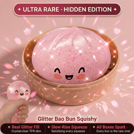 Viral Dumpling Squishy ULTRA RARE Gold Glitter Hidden Edition Dumpling Squishies Squishy Dumpling Slow Rise Stress Relief Soft.