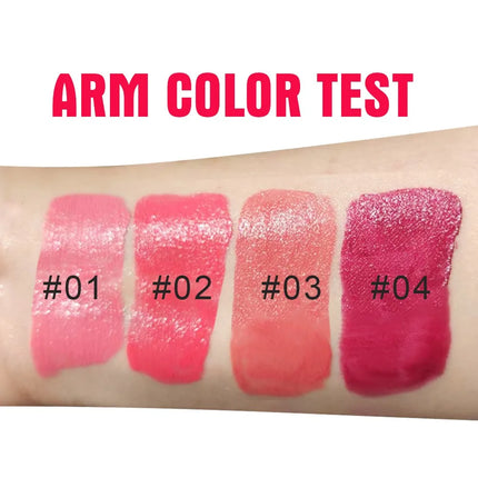4 Color Mirror Gloss Lip Gloss Waterproof Long Lasting Moisturizer Water Light Lip Glaze No Fading Liquid Lipstick Lips Makeup