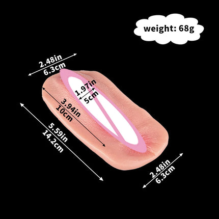 Silicone Realistic Vagina Underwear Pad Masturbator Skin Fake Vulva Clitoris Sex toys for Women Crossdresser Crotch Pad