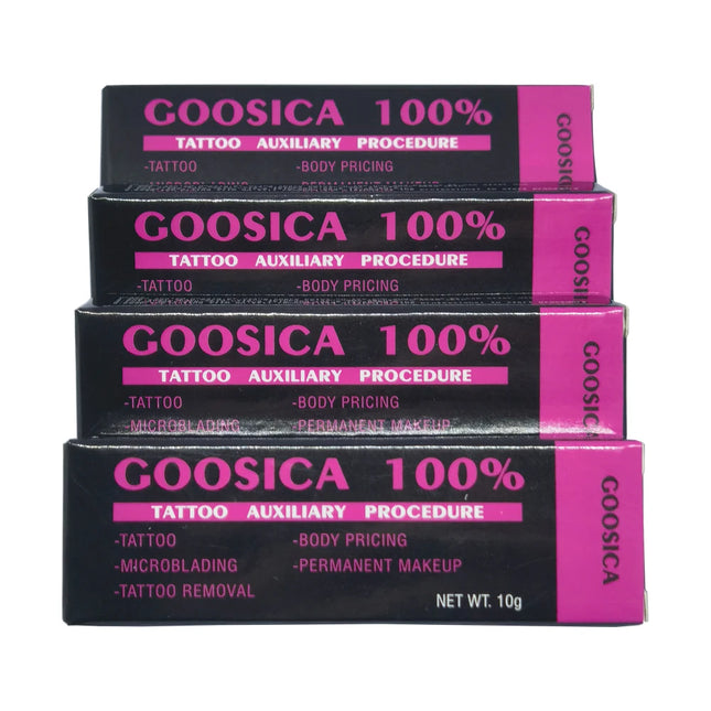 Newest 100% Goosica Tattoo Cream Before Microblading Piercing Permanent Makeup Eyebrow Lips Liner Tattoo Beauty Auxiliary 10g