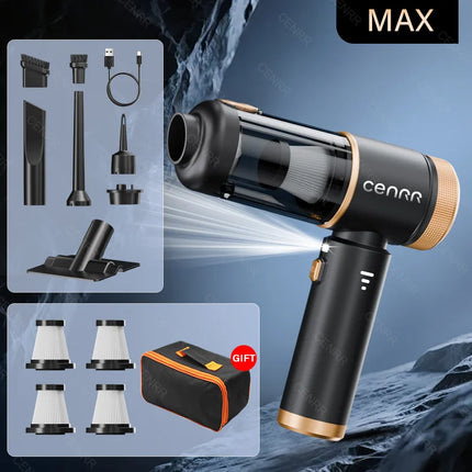 CENRR New Car Vacuum Cleaner Mini 998000PA Cordless Portable Powerful for Home Handheld Blower Car Cleaner Car Vacuum Cleaner