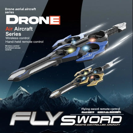 Sword Flying RC Drone Toy, Remote Control Air Floating Spinner Magic Hovercraft Gift for Kids Boys Girls