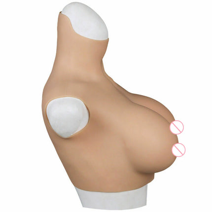 Drag Queen Breast Plate For Crossdresser Silicone Breast Forms Huge Boobs For Transgender Cosplay Shemale Plate