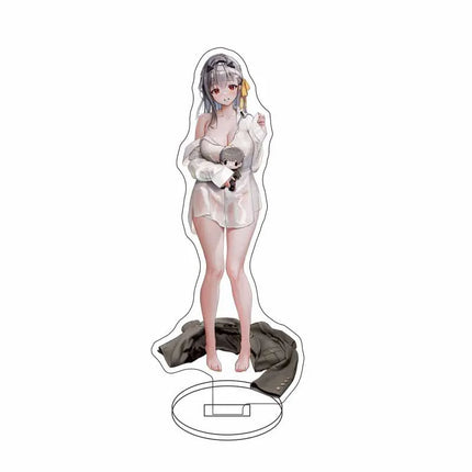Anime Nikke Goddess Of Victory Figures Model Plate Sexy Girl Cute Girl Pattern Key Ring Acrylic Standing KeyChain for Women Men