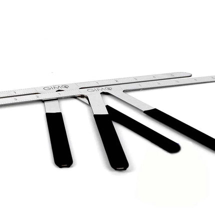 Metal Ruler Mesurement for Permanent Makeup Microblading Tattoo Triangulate Balance Eyebrow Rule Thrush tool Permanent Makeup