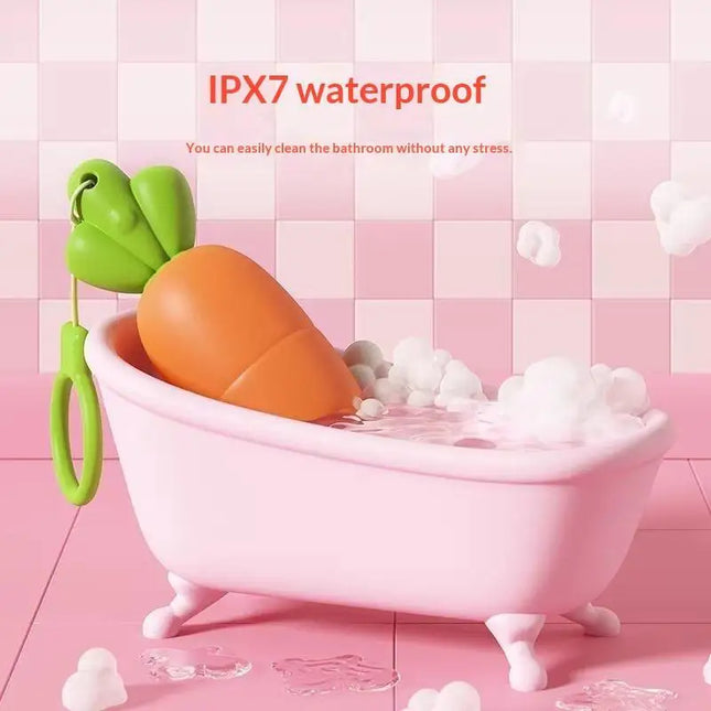 【HB】Cute Carrot Vibrating Powerful Mini 9 Modes for Women Clitoris Stimulator Dildo Adult Sex Toy Anal Massage Vibrator