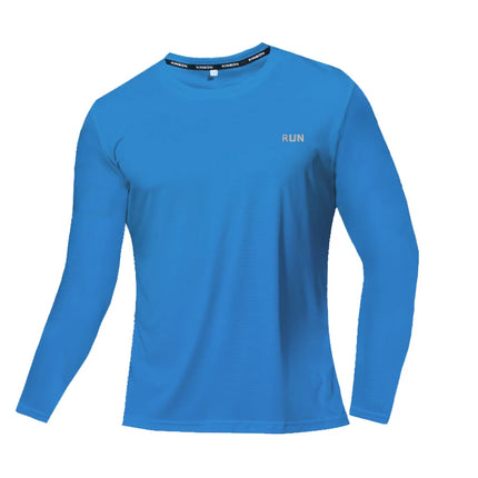 T-shirt à manches longues en soie glacée pour homme, nouvelle collection été 2023, séchage rapide, respirant, climatisation, protection solaire, vêtement de course d'extérieur