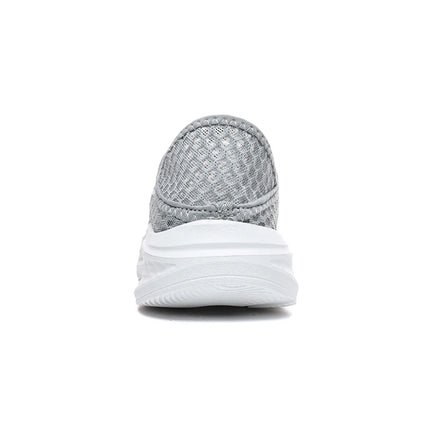 Oiaano Barefoot Man Grey Shoes Mesh Knit Slip On Ultra Light Breathable Soft Bottom Workout Casual Sports Shoes Outdoor Runing
