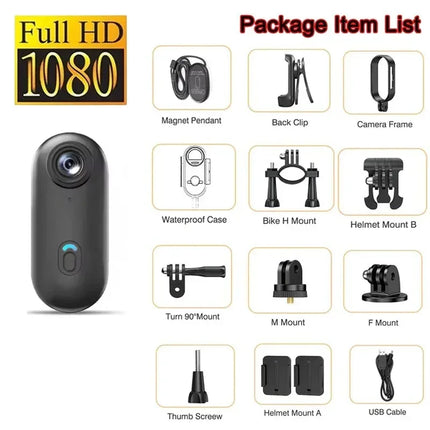 4K HD WiFi Action Camera Magnetic Waterproof Portable Helmet Body Cam Video Recorder for Motorcycle Bicycle Outdoor Sports  Vlo