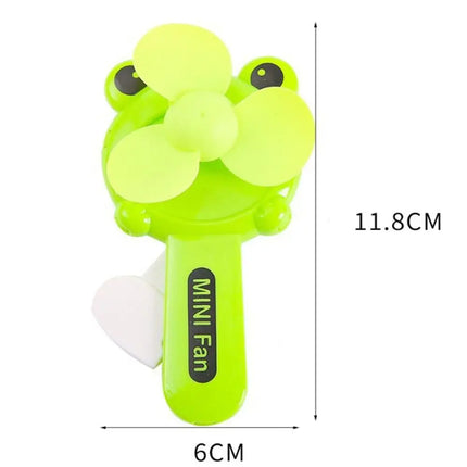 5Pcs New Mini Summer Hand Pressure Fan Portable Cartoon Birthday Gifts Fan Party Toys Gift Fan Kids Adult