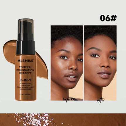 Matte Liquid Foundation Oil Control Pre-makeup Concealer Bb Cream Natural Long-lasting Face Base Foundation Professional Makeup