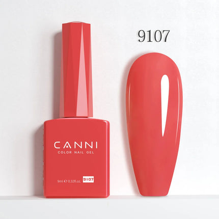 9ml CANNI Gel Nail Polish HEMA FREE TPO FREE Round Brush Gorgeous Color Soak Off UV LED Semi Permanent Gel Varnish Winter Nails