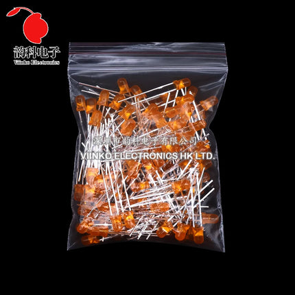 3MM 5MM Light Emitting Diodes Electronics Kit Box F3 F5 LED Diode Assorted Kit White Green Red Blue Yellow Orange