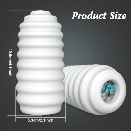 Manual Sucking Extrusion Male Masturbators, Portable Transparent Pocket Pussy Stroker Vagina Textured Blowjob Machine Toys Penis