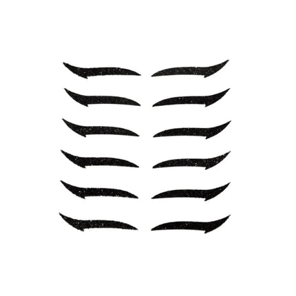 5/6Pairs Self-adhesive Eyelid Sticker DoubleLine Eyelid Patch Glitter Eyeliner Sticker Set Waterproof Reusable Face Makeup Tools