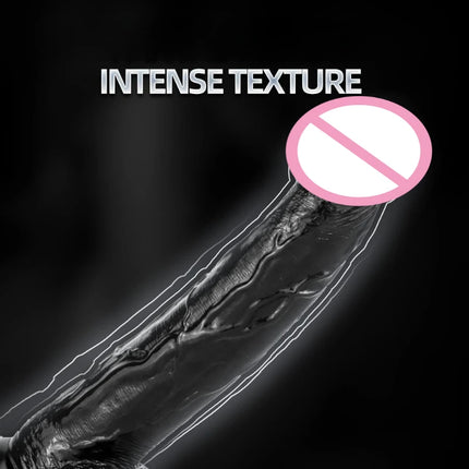 Realistic Dildo, Powerful Suction Cups for G-spot Stimulation and Anal Play,Ultra Soft Lifelike Fake Penis Dildos Adult Sex Toy