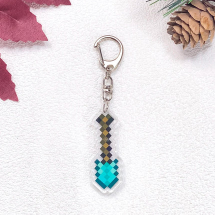 1/27Pcs Game Totem of Undying Car Keychain Accessories Acrylic Cute Charms Pendant For Bag Funny Key Holder Backpack Decoration