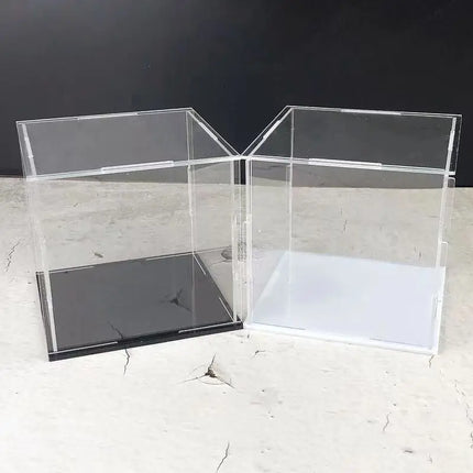 222 Size Acrylic Display Case for Collectibles Assemble Clear Acrylic Box Protection Showcase for Action Figures Organizing Toys