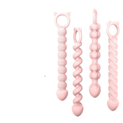 Adult Sex Couple Sexy Anal Dildo Toys New Beads Soft Anal Plug Anus Toys Big Balls Silicone G-Spot Stimulating Butt Plugs