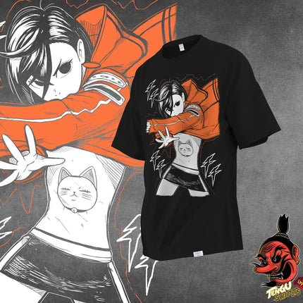 Anime DanDaDan Evil Eye Print T-shirt Women Men Oversized Y2k Manga Cartoon Short Sleeve T-shirts Street Cotton Casual T-shirt