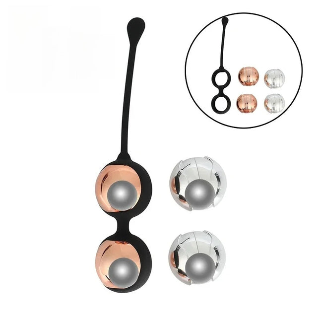 Metal Kegel Ball Shrink Vaginal Ball Geisha Ben Wa Ball Tightens Female Vaginal Muscles Sacred Female Sex Machine