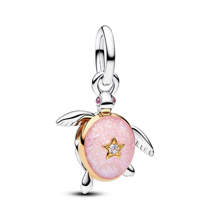 New Fire Horse Tulip Butterfly & Bee Splittable Dangle Charm Fit Original Bracelets DIY Womens Jewelry Valentine's Day Gifts