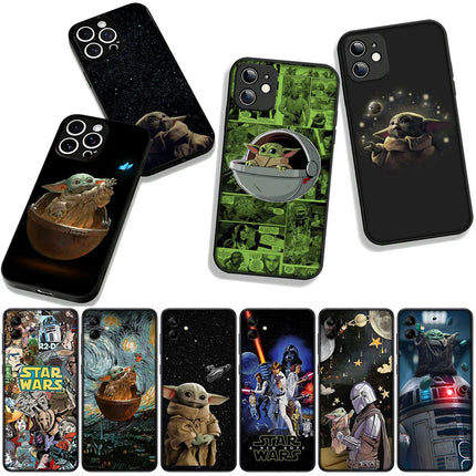 Cover for Samsung Galaxy A36 A17 A26 A07 A35 A54 A53 A13 A33 A34 S8 S9 S20 S21 FE S10 Plus Phone Case Stars Wars baby Yoda