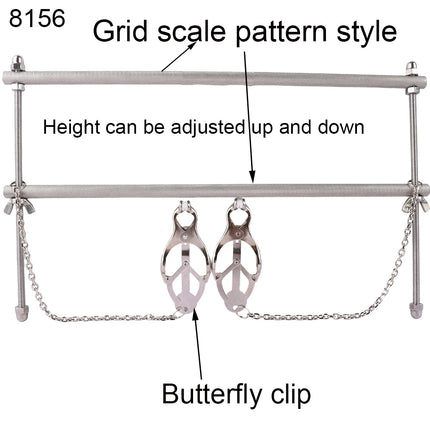 QKKQ Wearable Stainless Steel Breast Bondage Sexy Tools Chest Stimulate Nipples Massager BDSM Sex Toys Couple Erotic Accessories