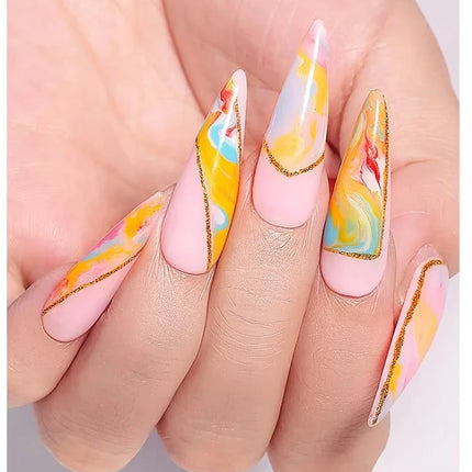 JTING 1pc Nail Polish Blooming Gel Top Coat Nails Clear Bloom Gel nail Polish Uv Semi-permanent varnish Gradient Effect Nail Gel