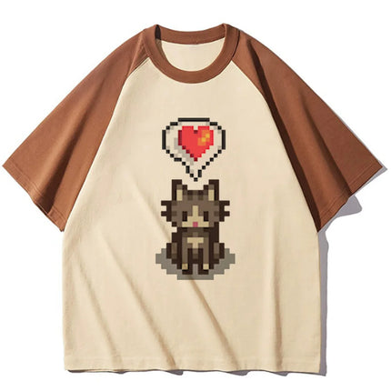 Stardew Valley t-shirt girl Breathable Grunge aesthetic women Y2k Colorful t-shirt Pastel hip hop Y2k anime women aesthetic