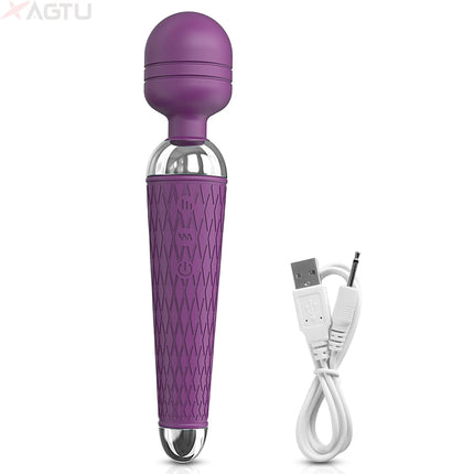Clitoris Stimulation Powerful AV Vibrator Female Magic-Wand Nipple Clitoris Stimulator Adult Erotic Product Sex Toys for Women