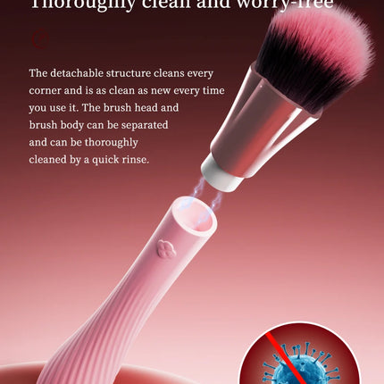 New Upgrade Makeup Brush Vibrator Detachable Brush G-Spot Nipple Clitoral Stimulator Bullet Dildo Vibrators Sex Toys for Woman