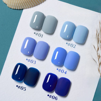 MlANEL 12ml Blue Gel Nail Polish - Halloween 2026 New Arrival - Trendy Royal Blue Klein Blue Gel Nail Polish