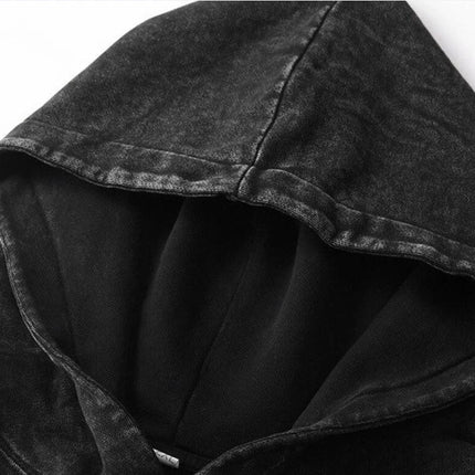 Japanese Jujutsu Kaisen Anime Hooded Washed Hoodie Autumn and Winter New Men's and Women's Loose Versatile Couple Top