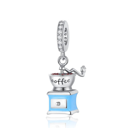 Classic 925 Sterling Coffee Cup Charms Tea Cup Beads Fit Original Bracelet Necklace Pendant Women Bracelet DIY Fine Jewelry Gift