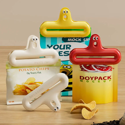 Caterpillar sealing clip moisture-proof snack clip kitchen sealing fixing clip multifunctional household clip fresh-keeping seal