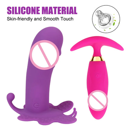 Cordless Panties Vibrators for Women Clitoris Stimulator Vaginal Ball Anal Plug Fake Dildos Female Masturbator Sex Toys Adult 18