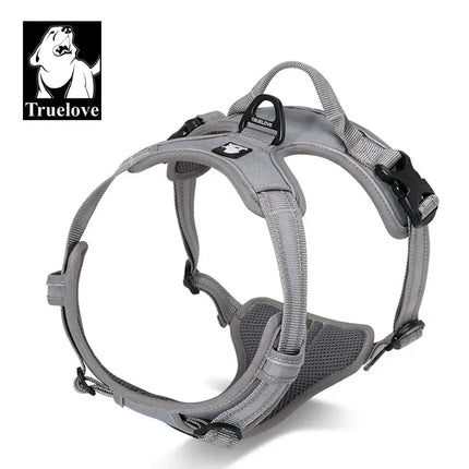 Truelove Dog Harness No Pull Pet Harness Adjustable Soft Padded Dog Vest Reflective No Choke PetVest Easy Control Handle TLH5651