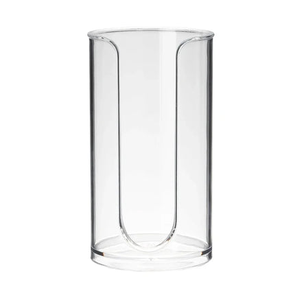Acrylic Disposable Paper Cups Holder Cosmetic Cotton Storage Rack Bathroom Mouthwash Cup Dispenser Makeup Table Organizer