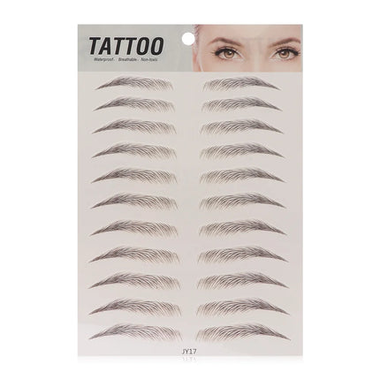 Brow stickers Water-based Lasting 4D Hair-like Eyebrow Authentic Eyebrow Tattoo Sticker False Eyebrows