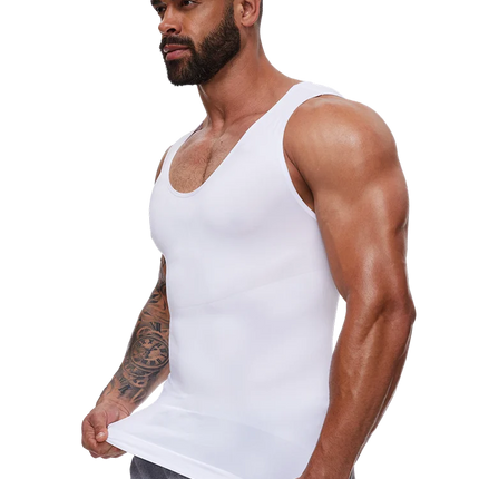 Men Body Shaper Slimming Compression Vest Undershirt Sexy Waist Trainer Tank Top Belly Control Workout Weight Loss Shapewear
